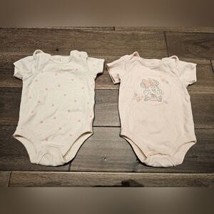 Minnie Mouse Onesie Bundle 6–12M | 2 Pack